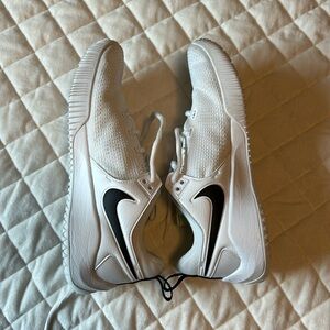 White Nike Volleyball shoes